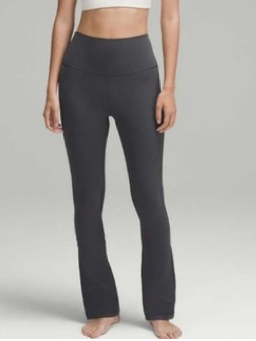 Lululemon Align High-Rise Mini-Flared Pant W5FCHS graphite grey size 4